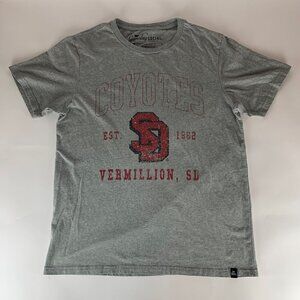 South Dakota Coyotes NCAA Gray Gameday Social Short Sleeve Shirt Mens Large